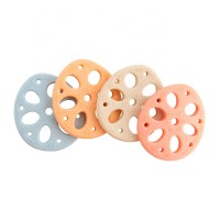 Natural organic cute silicone infant teething toys