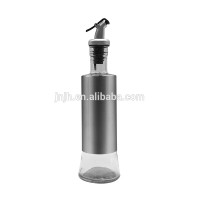 Stainless Steel Olive Oil Dispenser Bottle Set/Glass Cooking Oil  for Kitchen