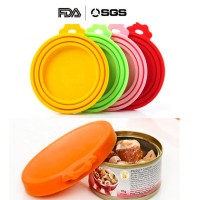 Silicone Pet Can Lid Cat and Dog Canned Cover Three specifications 65/75/85MM Silicone Pet Supplies