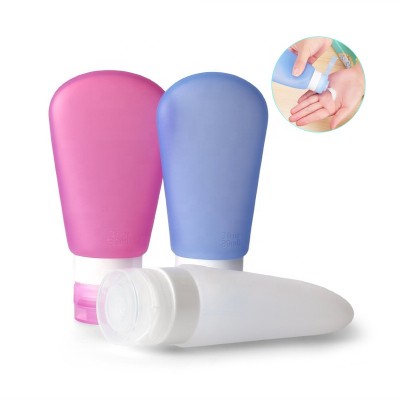 Factory Wholesale Portable Soft Silicone Containers Set Travel Bottles