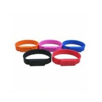 Hot selling silicone USB bracelet band flash