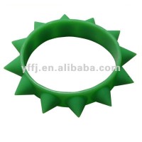 silicone punk bracelet for children silicone spike bracelet