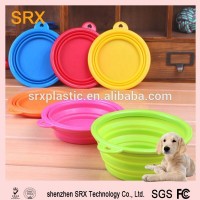 silicone plastic Pet Bowl with lid,Silicone Dog Food Bowl,silicone pet Cat feeding Bowl