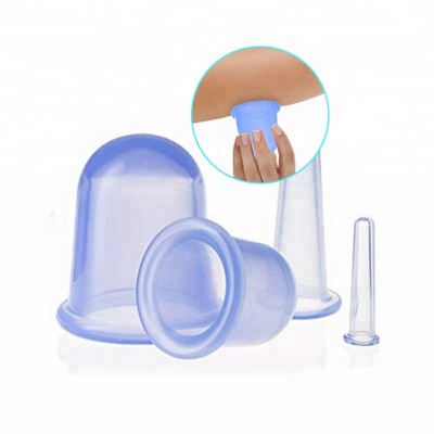 Factory Sales Vacuum Silicone Cupping Therapy Set for Face and Body