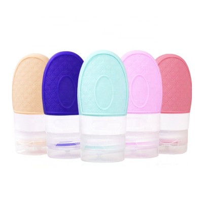 37/60/89ml classic refillable travel silicone bottle set