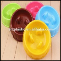 Puppy Dog Slow Down Eating Feeder Dish Pet Dog Cat Feeding Food Bowl Hot sale,custom plastic pet bowls manufacturer