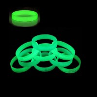 cheap silicone rubber bracelet growing in the dark personalized silicone wristband grow in the dark for party