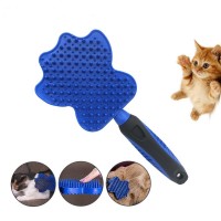 Groom Glider Dog Cat Bathing Magic Massage Grooming Silicone Pet Hair Remover Brush